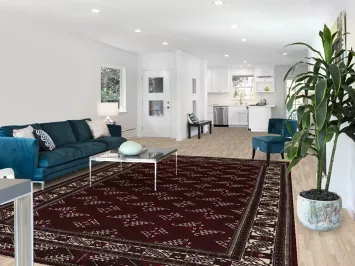 Geometric Bokhara Oriental Area Rug 8x12