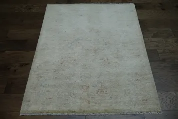 Vegetable Dye Oushak Oriental Area Rug 4x5