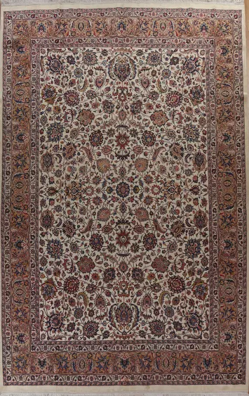 Vegetable Dye Kashmar Large Persian Rug 11x16