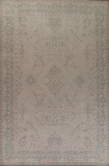Vegetable Dye Oushak Oriental Area Rug 10x14
