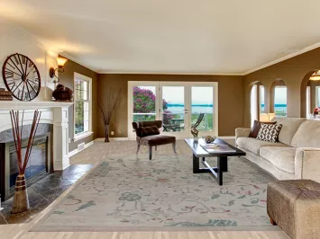 Vegetable Dye Oushak Oriental Area Rug 10x14