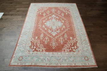 Vegetable Dye Oushak Oriental Area Rug 9x12