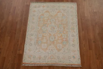 Vegetable Dye Oushak Oriental Area Rug 3x4