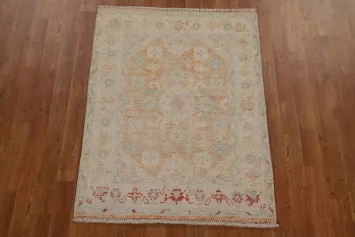 Vegetable Dye Oushak Oriental Wool Rug 3x4