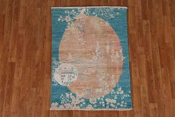 Vegetable Dye Oushak Oriental Area Rug 3x4