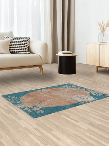 Vegetable Dye Oushak Oriental Area Rug 3x4