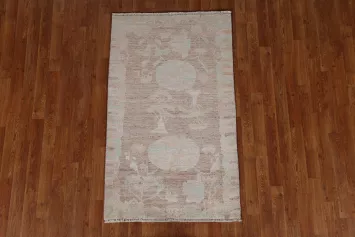 Vegetable Dye Oushak Oriental Area Rug 3x4