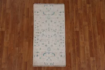 Muted Oushak Turkish Rug 2x4