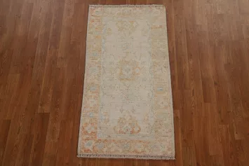 Muted Oushak Oriental Rug 2x4