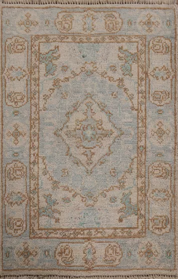 Geometric Oushak Oriental Rug 2x3
