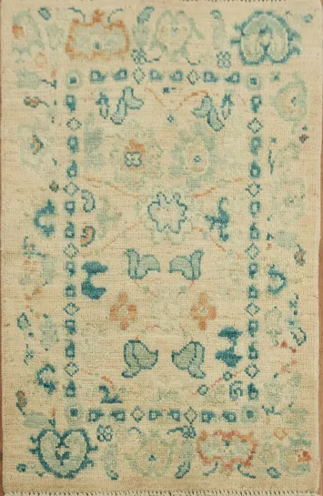 Geometric Oushak Oriental Rug 2x3