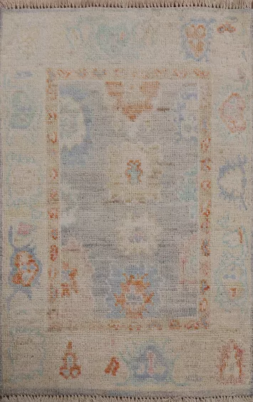 Geometric Oushak Oriental Rug 2x3