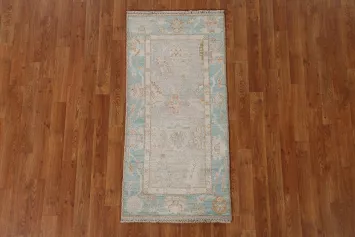 Handmade Wool Oushak Oriental Rug 2x4