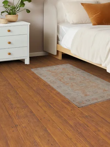 Muted Oushak Oriental Rug 2x4