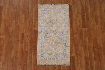 Muted Oushak Oriental Rug 2x4
