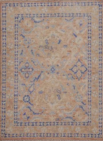 Handmade Oushak Turkish Area Rug 3x4