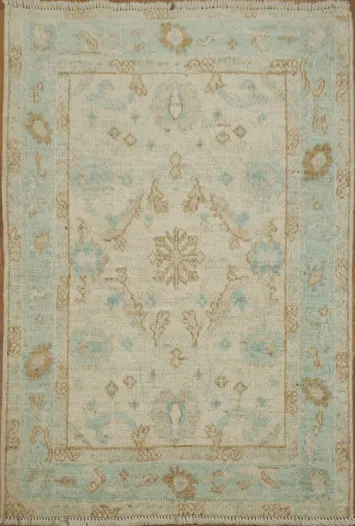 Handmade Oushak Turkish Area Rug 3x4