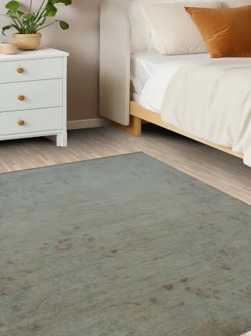 Vegetable Dye Oushak Oriental Area Rug 4x5