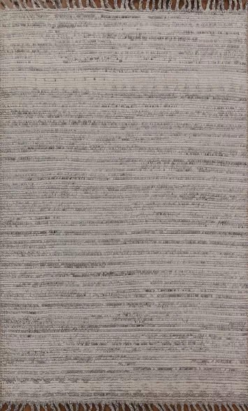 Striped Moroccan Oriental Area Rug 5x8