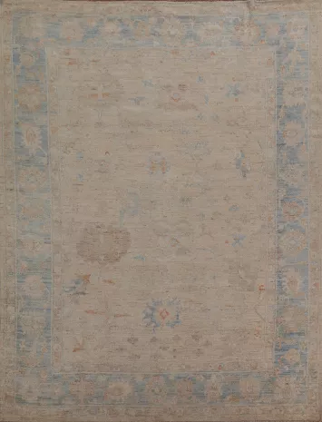 Vegetable Dye Oushak Turkish Area Rug 8x10