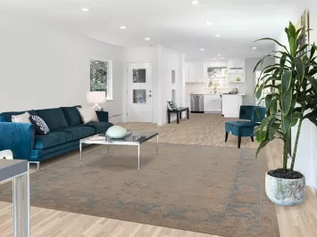 Vegetable Dye Oushak Turkish Area Rug 8x10