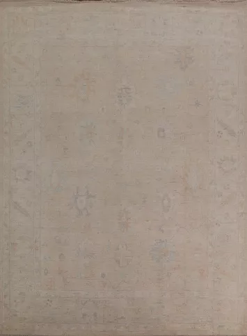 Vegetable Dye Muted Oushak Turkish Area Rug 8x10