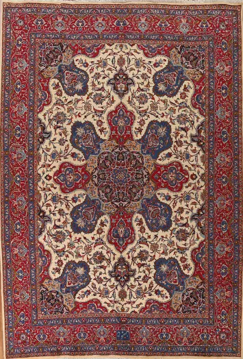 Handmade Wool Kashmar Persian Area Rug 10x13