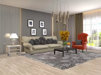 Charcoal Art & Craft Oriental Area Rug 8x10