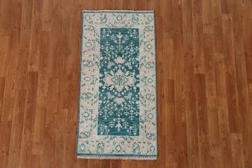 Vegetable Dye Oushak Turkish Rug 2x4