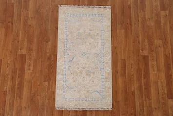 Vegetable Dye Oushak Turkish Rug 2x4