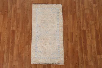 Vegetable Dye Oushak Turkish Rug 2x4