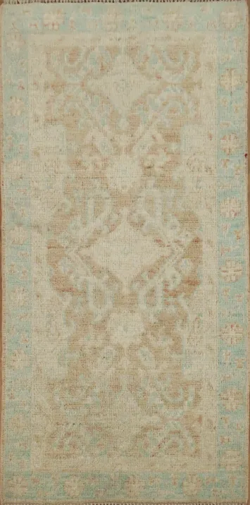 Vegetable Dye Oushak Turkish Rug 2x4