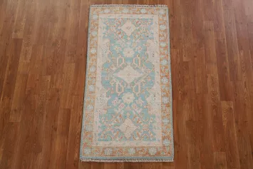 Vegetable Dye Oushak Turkish Rug 2x4