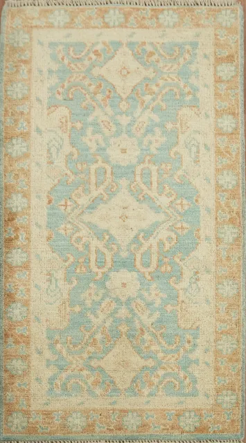 Vegetable Dye Oushak Turkish Wool Rug 2x4