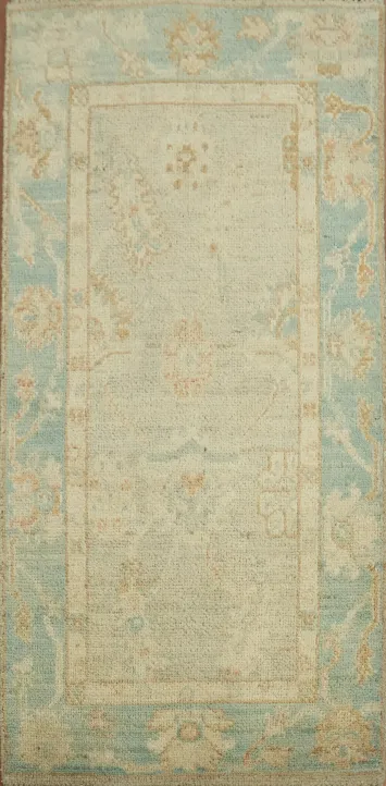 Vegetable Dye Oushak Turkish Rug 2x4