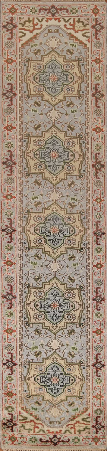 Wool Heriz Serapi Oriental Runner Rug 3x12