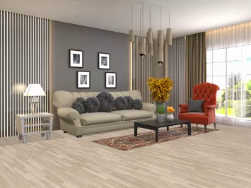 Hand-Knotted Heriz Runner Rug 3x8