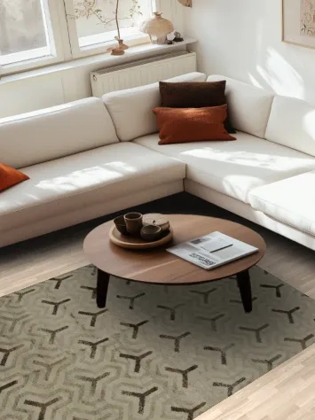 Textured Moroccan Area Rug 5x8 with Intricate Design for Stylish Spaces