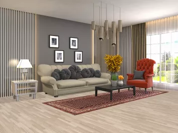 Vintage Mahal Persian Runner Rug 3x10