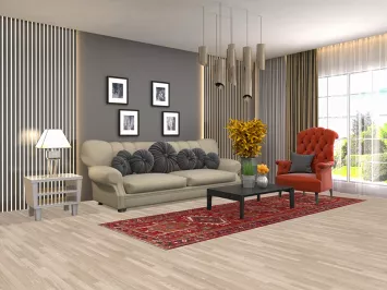 Geometric Heriz Persian Runner Rug 3x10