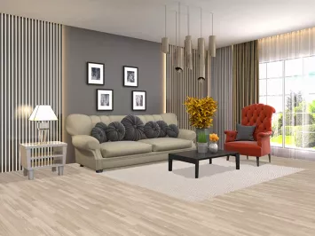 Trellis Wool Gabbeh Area Rug 5x8