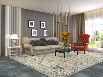 Vegetable Dye Heriz Persian Area Rug 9x12