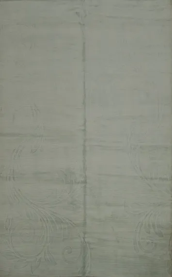 100% Silk Contemporary Area Rug 6x8