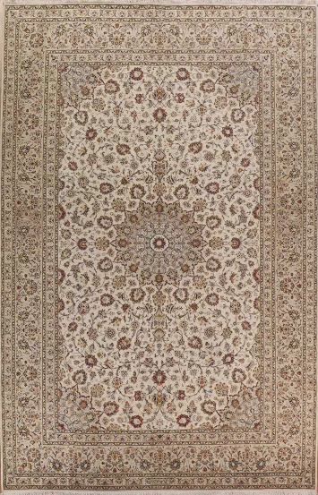 Traditional Kashan Persian Area Rug 9x13