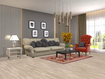 Red Wool Kazak Oriental Area Rug 4x6