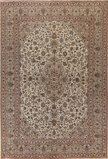 Traditional Kashan Persian Area Rug 10x13