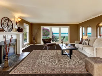 Traditional Kashan Persian Area Rug 10x13