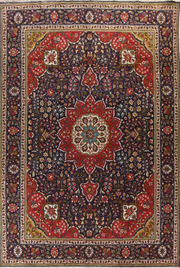 Vegetable Dye Tabriz Persian Area Rug 10x13