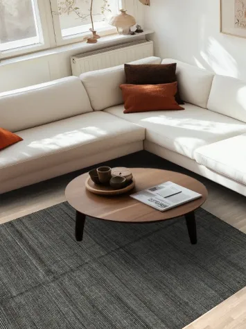 Sleek and Sophisticated Texture Gabbeh Area Rug 6x8