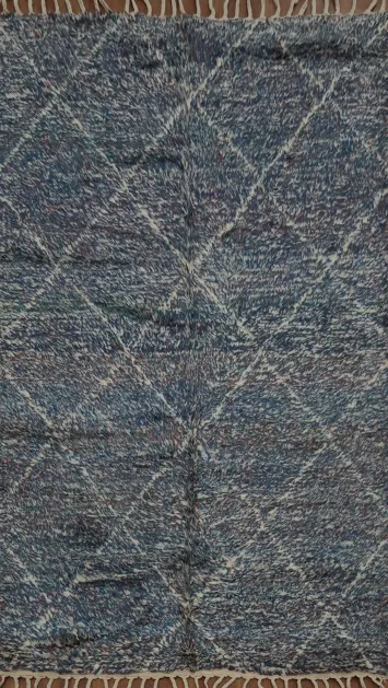 Trellis Moroccan Shaggy Area Rug 5x8